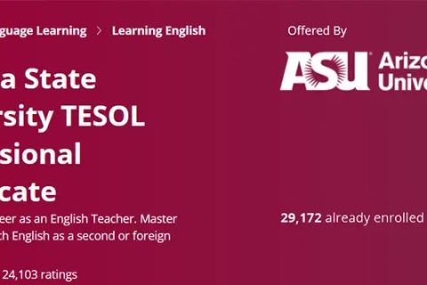 TESOL, UNI, Certificate, Coursera