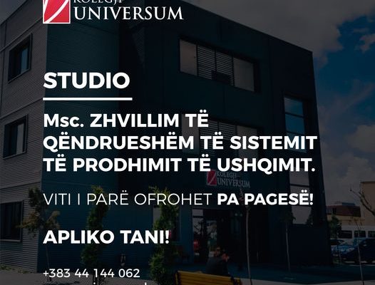 Fillo vitin e parë FALAS në MASTER në Zhvillimin e Qëndrueshëm i Sistemit të Prodhimit të Ushqimit