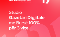 Studio Gazetari Digjitale me bursë 100 %