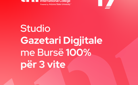 Studio Gazetari Digjitale me bursë 100 %