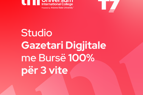 Studio Gazetari Digjitale me bursë 100 %